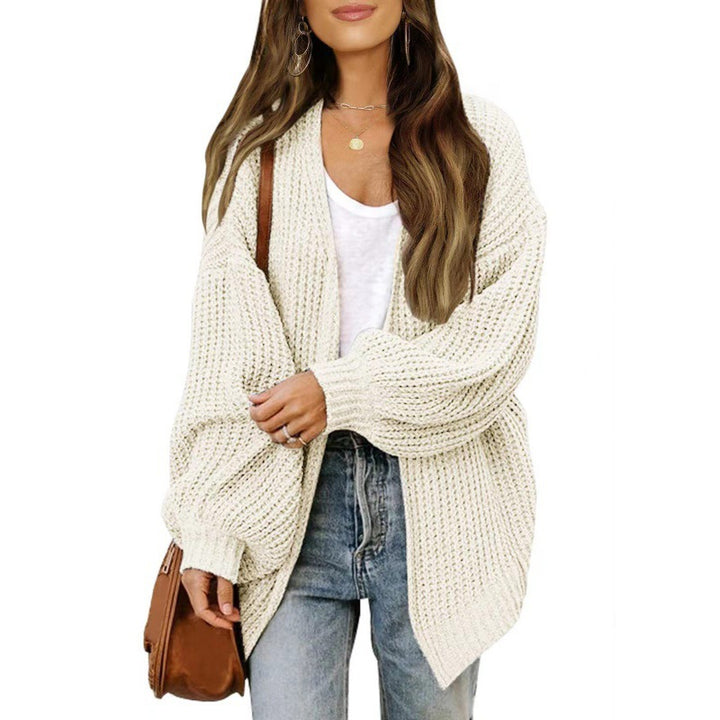 Kvinders luftige cardigan med oversized pasform og dyb V-hals Stilla