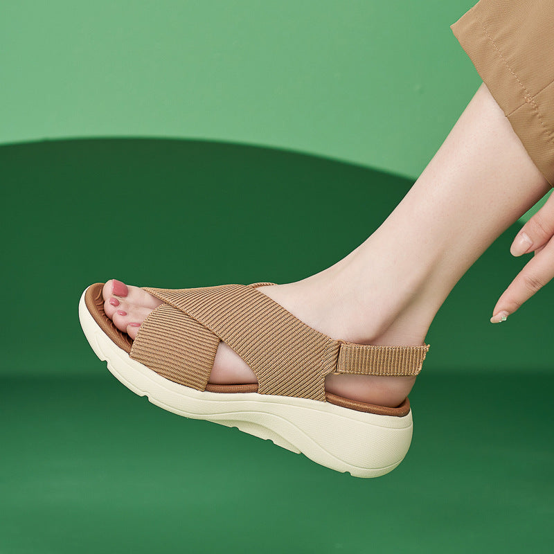 Dame komfortable og stilfulde sandaler med dæmpende sål Stilla