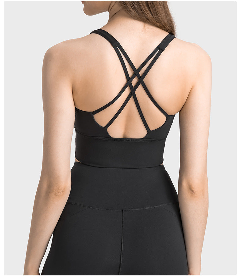 Stilla | Back Fixed Cup Sports Bra Medium Tenacity Yoga Pilates