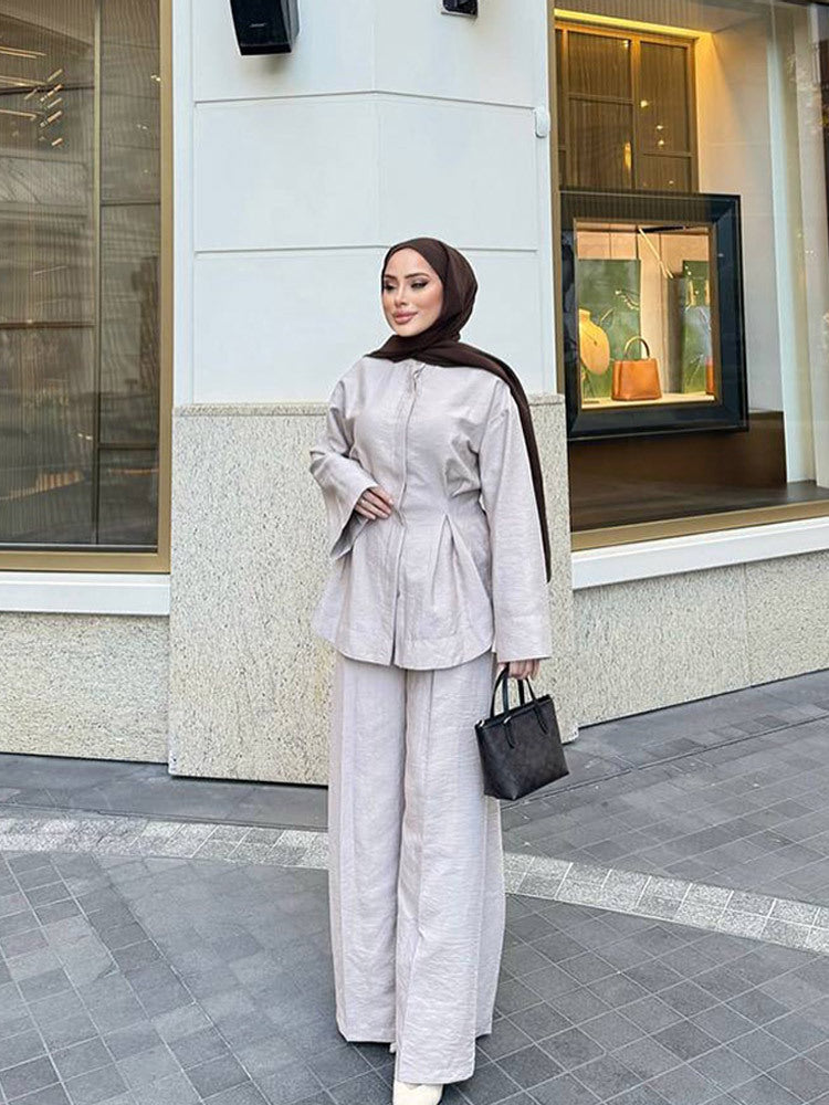 Dame moderigtigt plus size sæt med løs pasform Stilla
