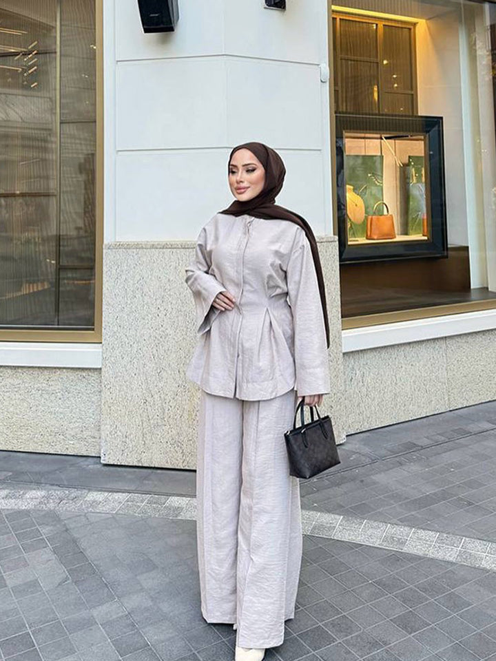 Dame moderigtigt plus size sæt med løs pasform Stilla
