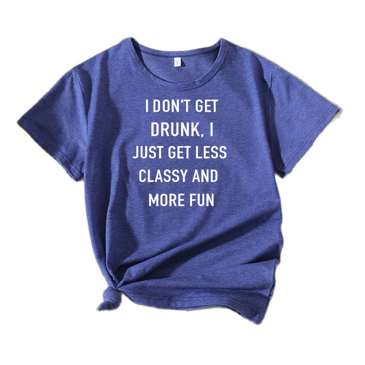 Dame Casual Humor Slogan T-Shirt Stilla