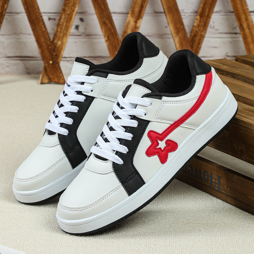Dame Sporty fritids sneakers med skridsikker sål og polstret indersål Stilla