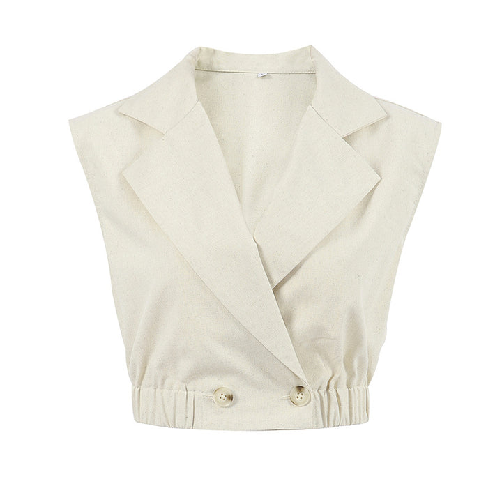 Dame udenærmet Blazer med smart dobbeltknaplukning og moderne snit Stilla