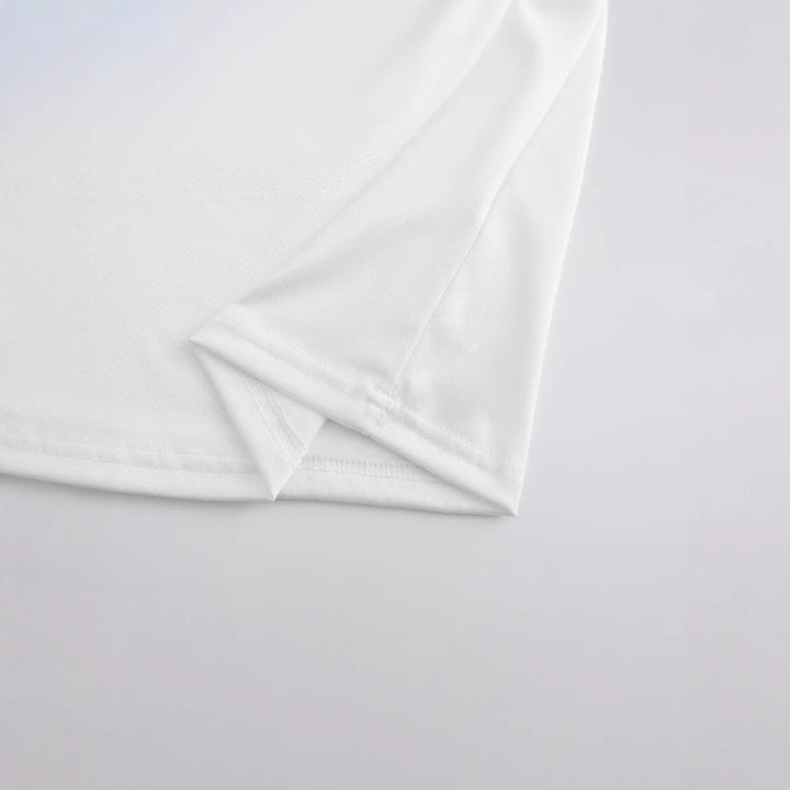 Dame Crop-Shirt med kreativt Cowboy-Statement Skovae