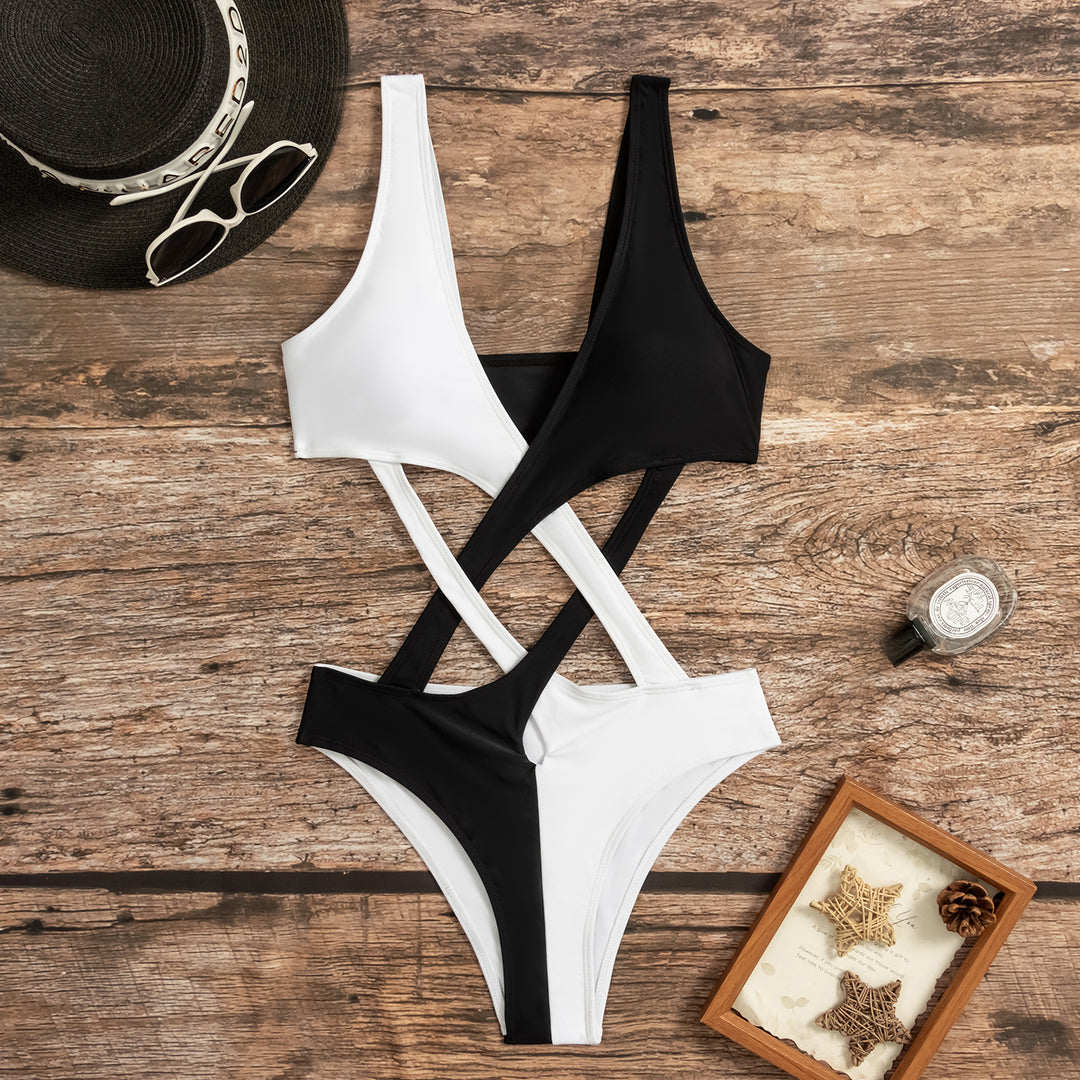 Kvinder Cut-Out Monokini Badetøj Stilla