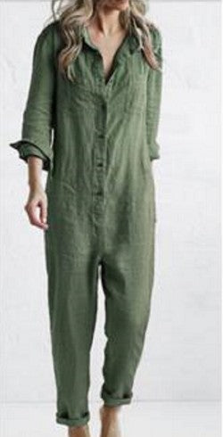 Dame Komfortabel Casual Overall Stilla