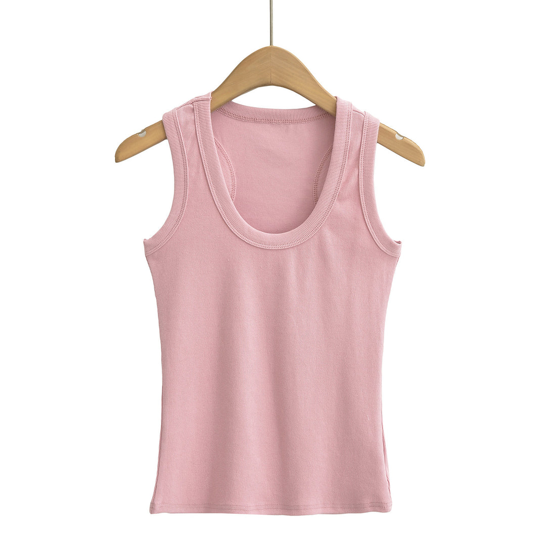 Dame Sporty tanktop med figureformende snit og elastisk materiale Stilla