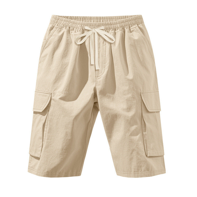 Dame Cargo Shorts med sidelommer og elastisk talje Stilla