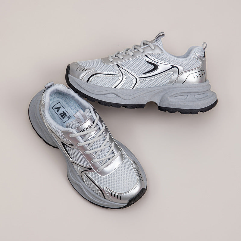 Dame Fitness Sneakers med åndbar mesh-overflade og dämpende sålprofil Stilla