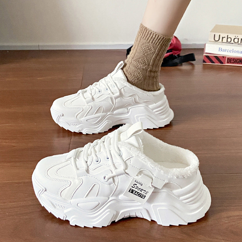 Dame Sporty High-Top Sneakers med varmt indre foer og skridsikker sål Stilla