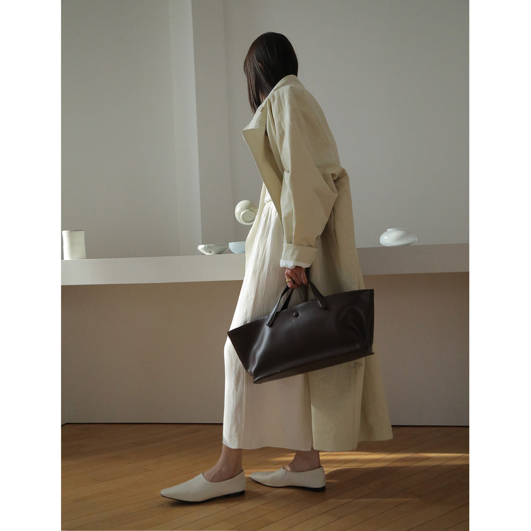 Dame elegant Oversized-trenchcoat med kvalitetslinned og afslappet snit Stilla