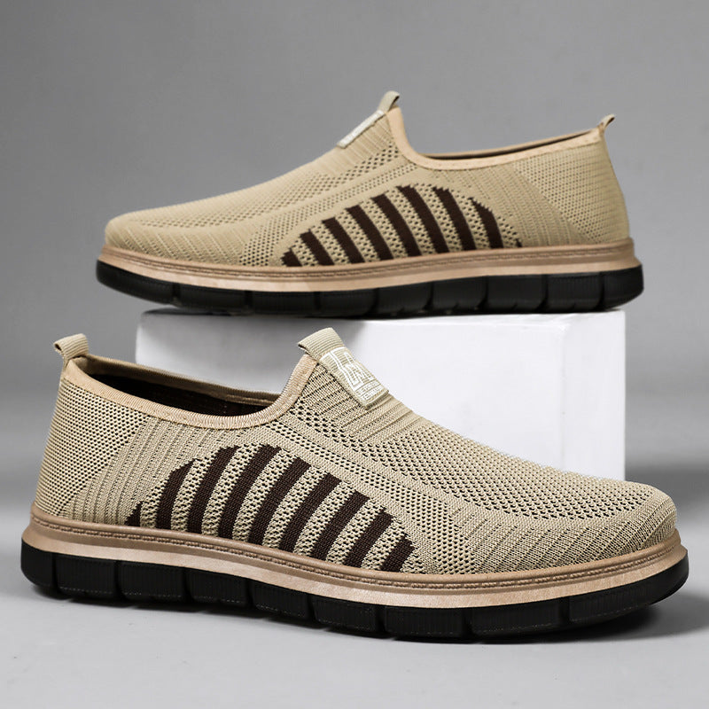 Dame Slip-On Åndbar Sneakers med Fleksibelt Mesh-Design Stilla