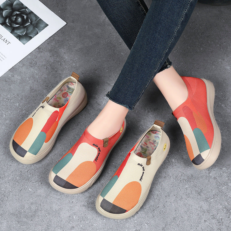 Dame Mode Slip-On Sneakers med trendy design og høj bærekomfort Stilla