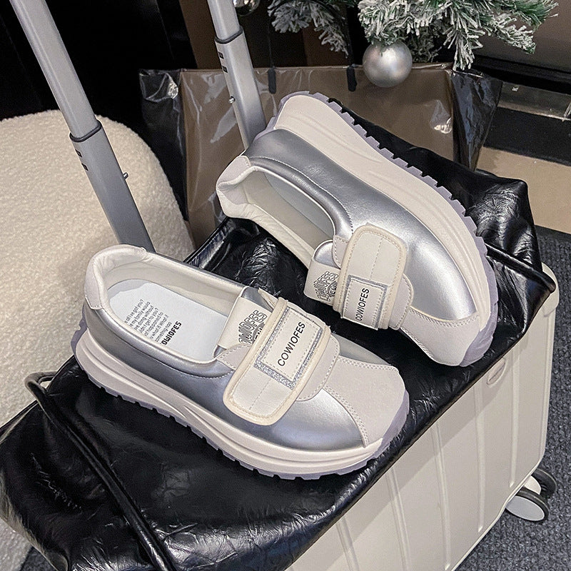 Dame Sneakers med slidstærk velcro og komfortabel sål Stilla