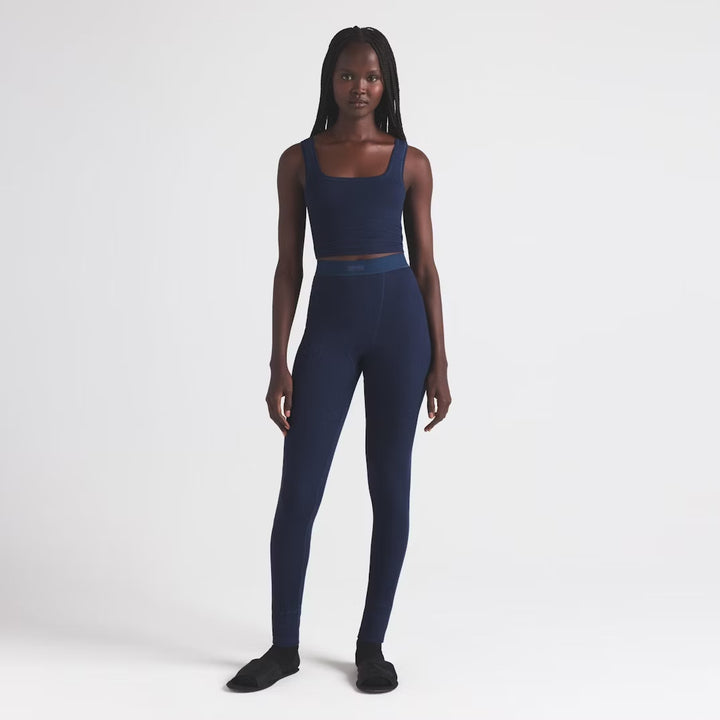 Dame Ribstrik Sport Crop Top Stilla