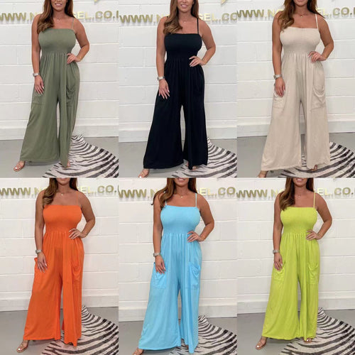 Dame Relaxed Utility Overall i blødt stof Stilla