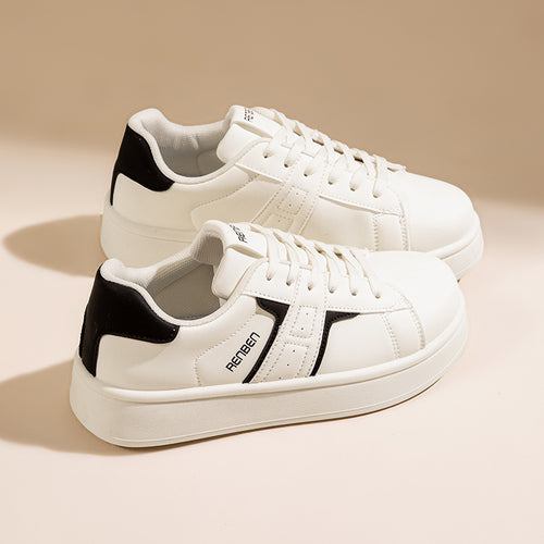 Dame Platform Sneakers med sportslig silhuet og åndbart overmateriale Stilla