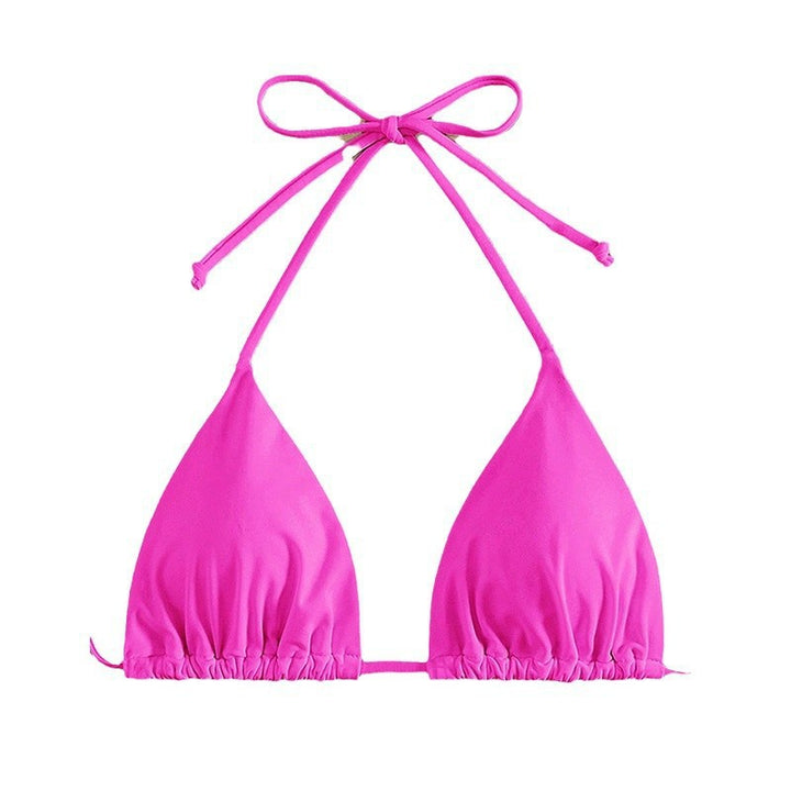 Dame triangel-bikini med justerbare stropper og elegant design Skovae