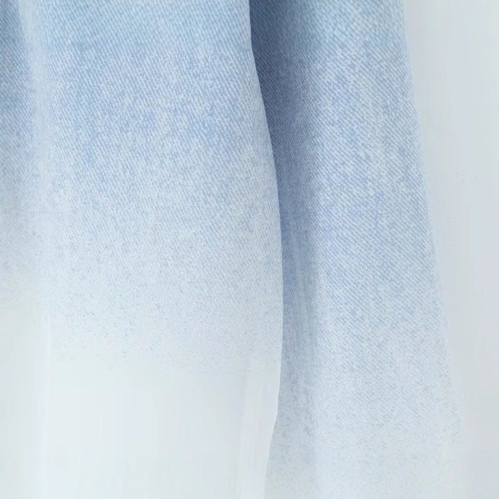 Dame Elegant Bluse med Lys Gradient Stilla