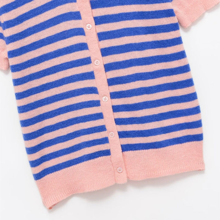 Dame Knapp-Ned Pullover Skovae