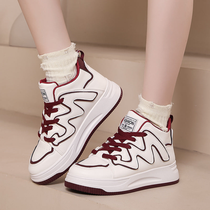 Dame High-Top Sneakers med moderne design og polstret sål Stilla