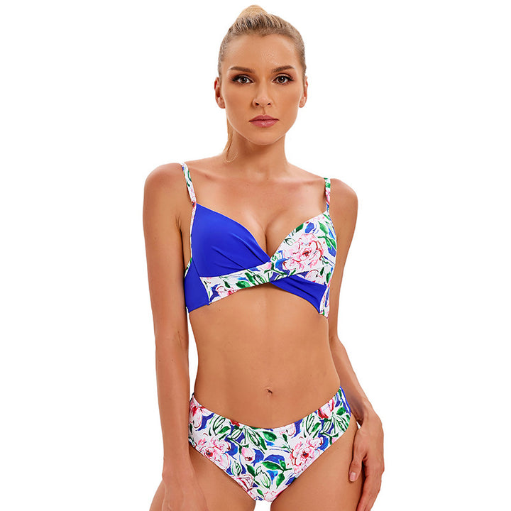 Dame bikinisæt med raffineret wrap-design Stilla
