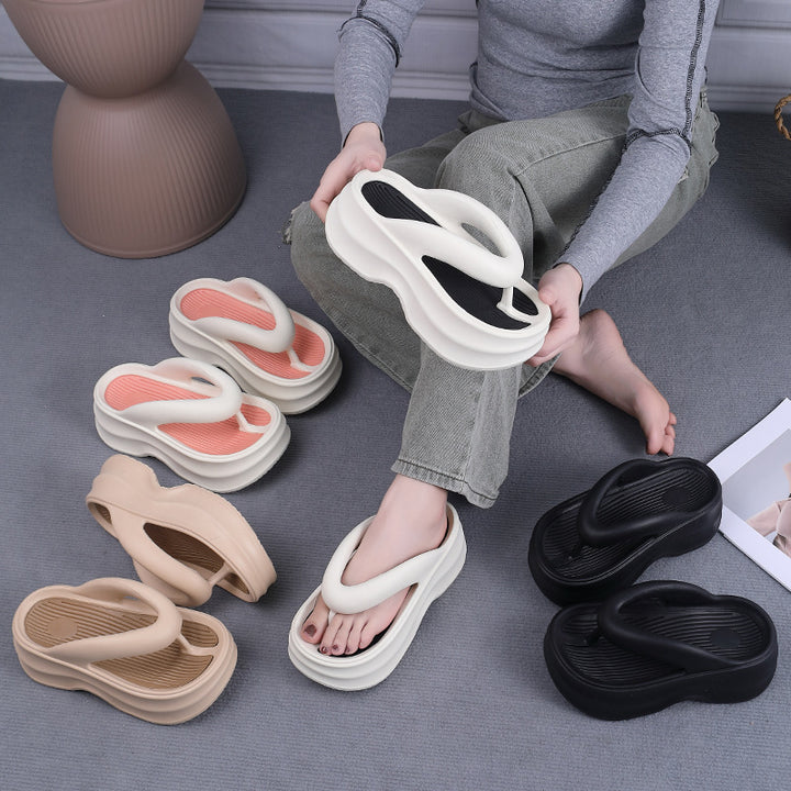 Dame ergonomiske komfort-sandaler med skridsikker sål og fleksibel fodseng Stilla