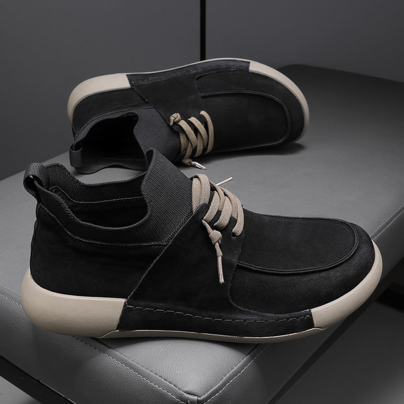 Femme Suede Slip-On Fritid Sneakers Stilla