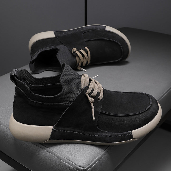 Femme Suede Slip-On Fritid Sneakers Stilla