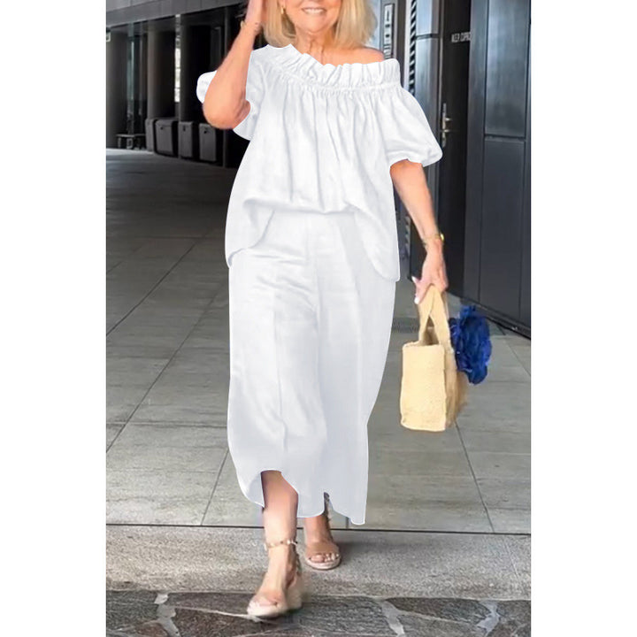 Dame luftig sommerbluse i boho-stil Stilla