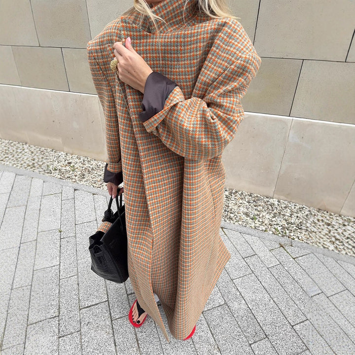 Dame Oversized Dobbeltknap frakke Stilla