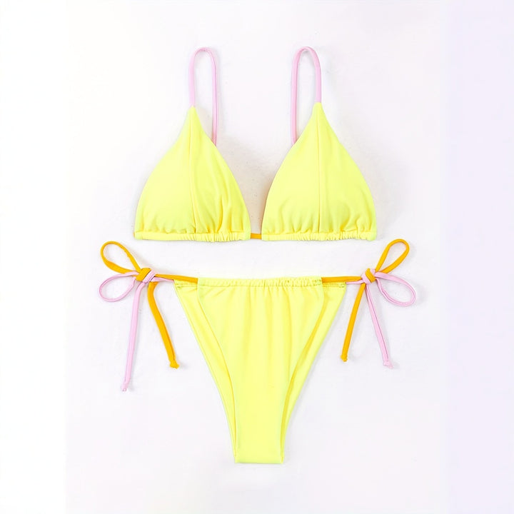 Dame Bikini-sæt med justerbare bånd og livsglad design Stilla