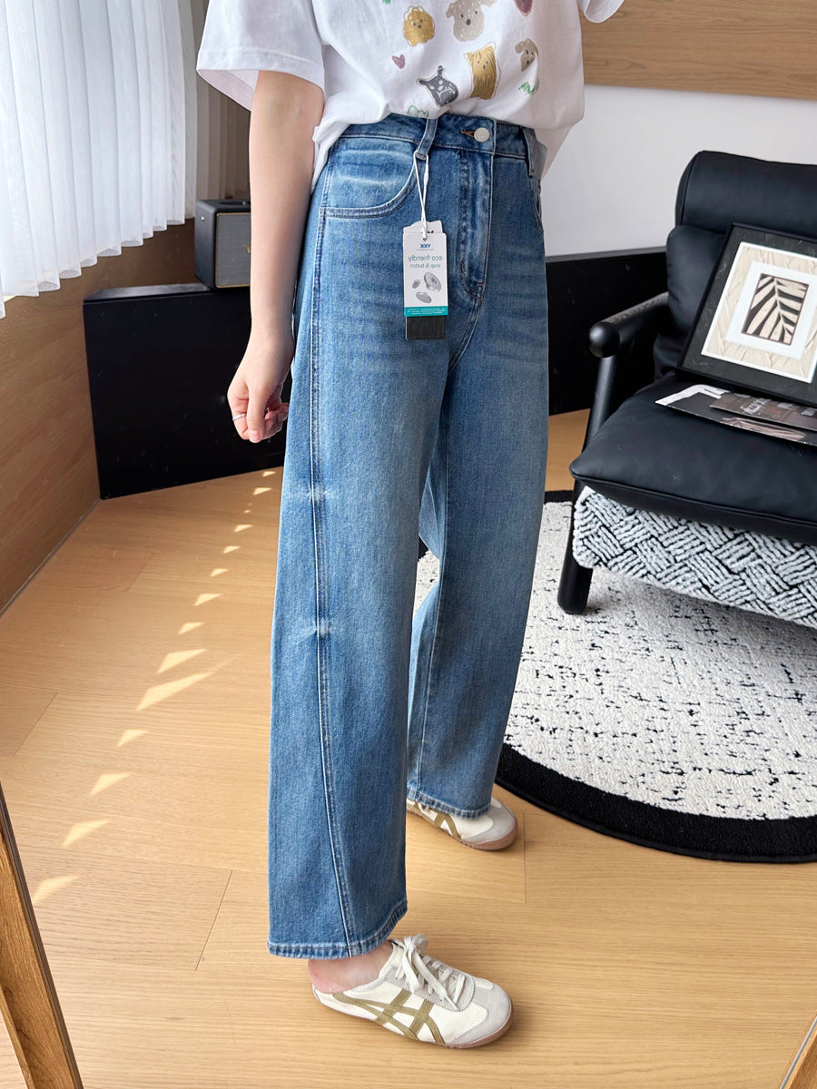 Dame Højtaljede Mom-Jeans Stilla