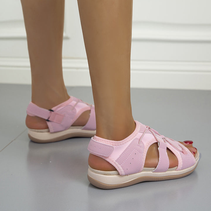 Dame fritidssandaler med ergonomisk design og elastiske remme Stilla