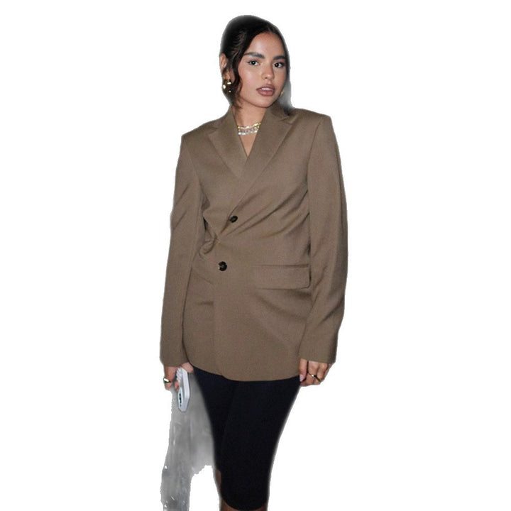 Dame Elegant Oversized Blazerjakke Stilla