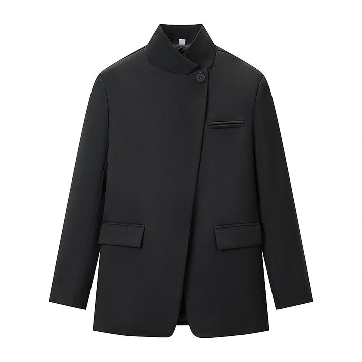 Kvinders Mode Blazer Jakke i Casual Stil med Praktiske Lommer Stilla