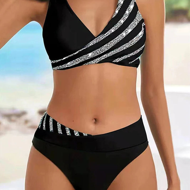 Dame bikini sæt med innovativ gradient skovæ