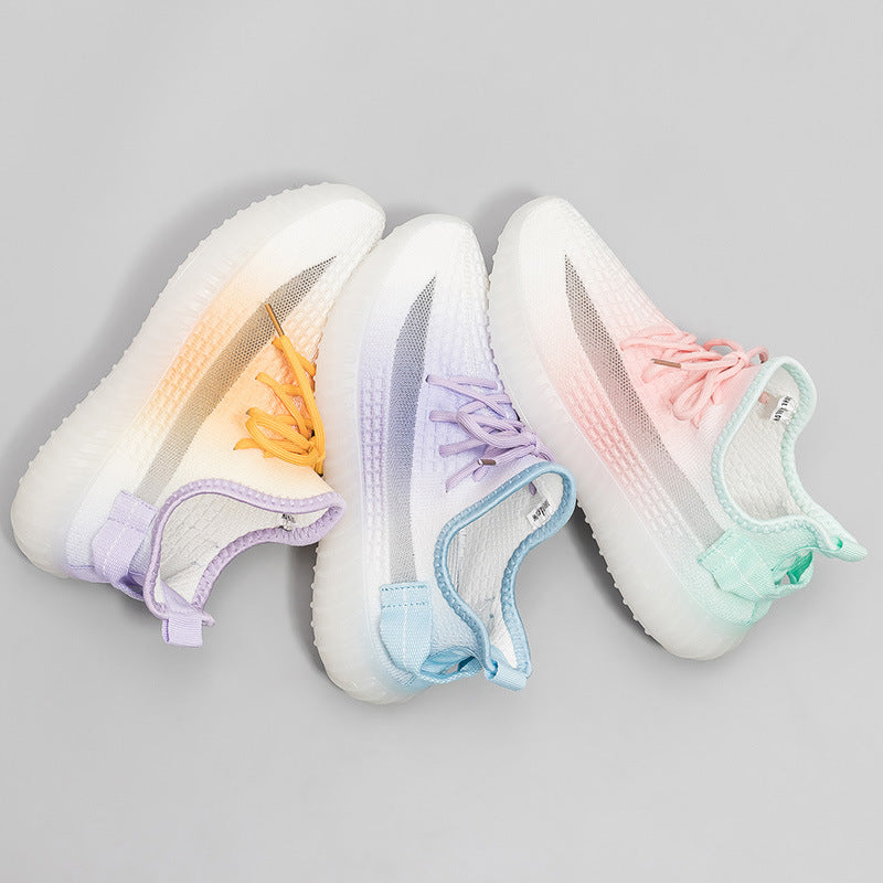 Dame Sporty Sneakers med innovativt strikdesign og fleksibel sål Stilla
