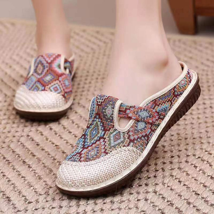 Femme Kunstnerisk Mønstret Slippers Stilla