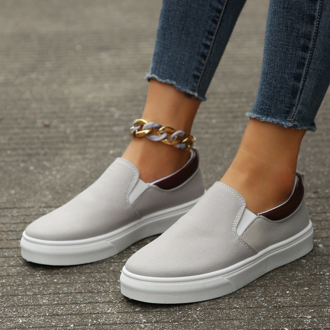 Dame Slip-On Fritidssko med elastisk indgang og skridsikker sål Stilla