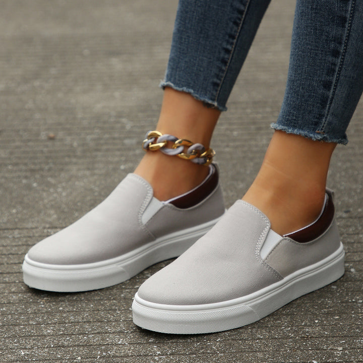 Dame Slip-On Fritidssko med elastisk indgang og skridsikker sål Stilla