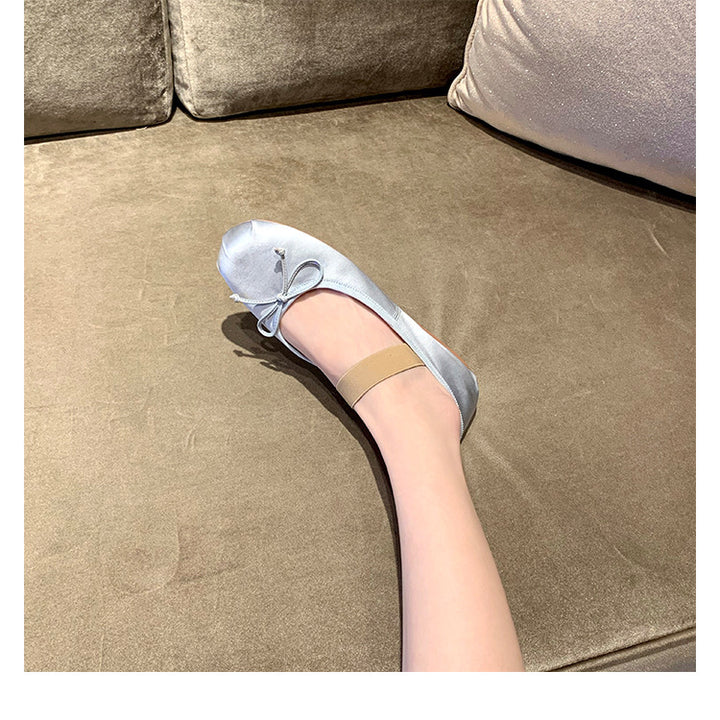 Dame elegante ballerina-flats med sløjfedetalje Stilla