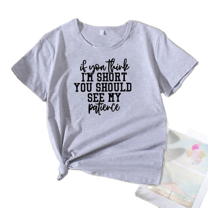 Kvinder Humoristiske Citater Grafik T-Shirt Stilla