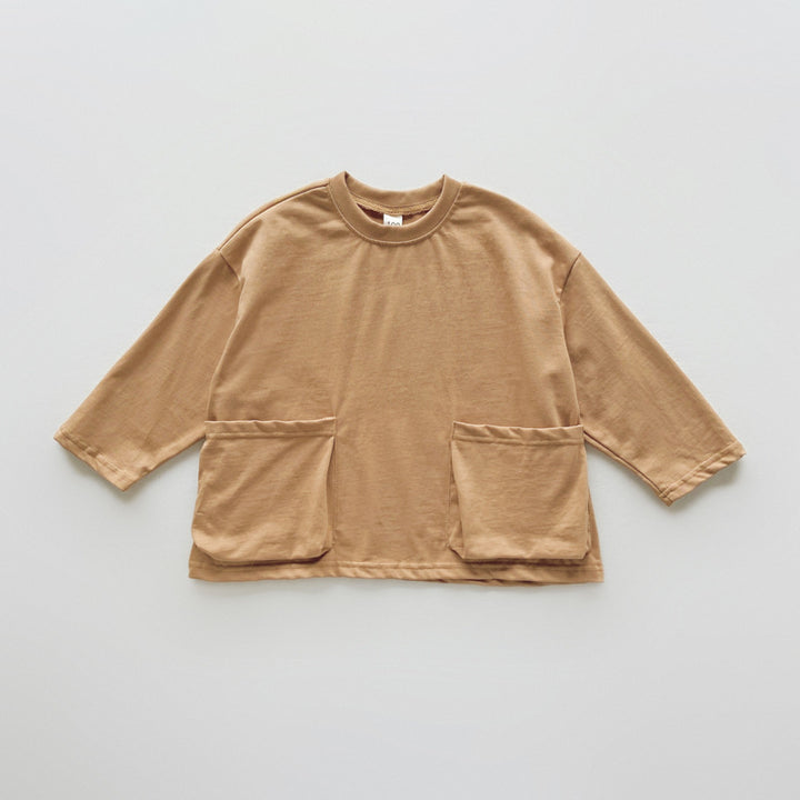 Femme Løs oversized top med lommer Stilla