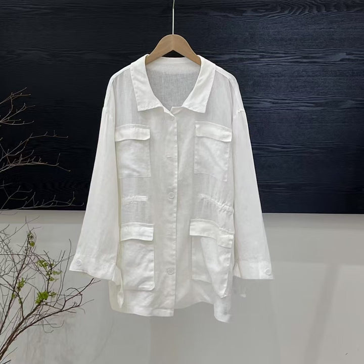 Femme Let Utility-jakke med lommer Stilla