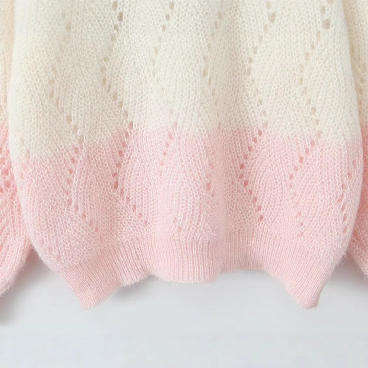 Kvinder Komfortabel Strik Sweater med Delikate Farver Stilla