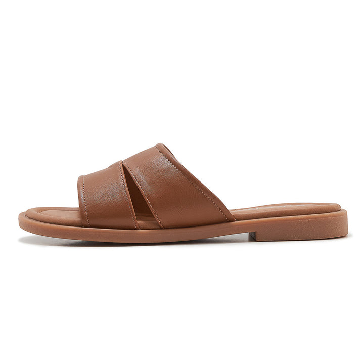 Dame moderigtige rem-sandaler med komfortabelt fodseng Stilla