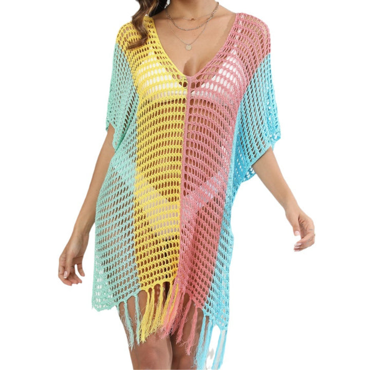 Dame luftig-transparent strandponcho Skovae
