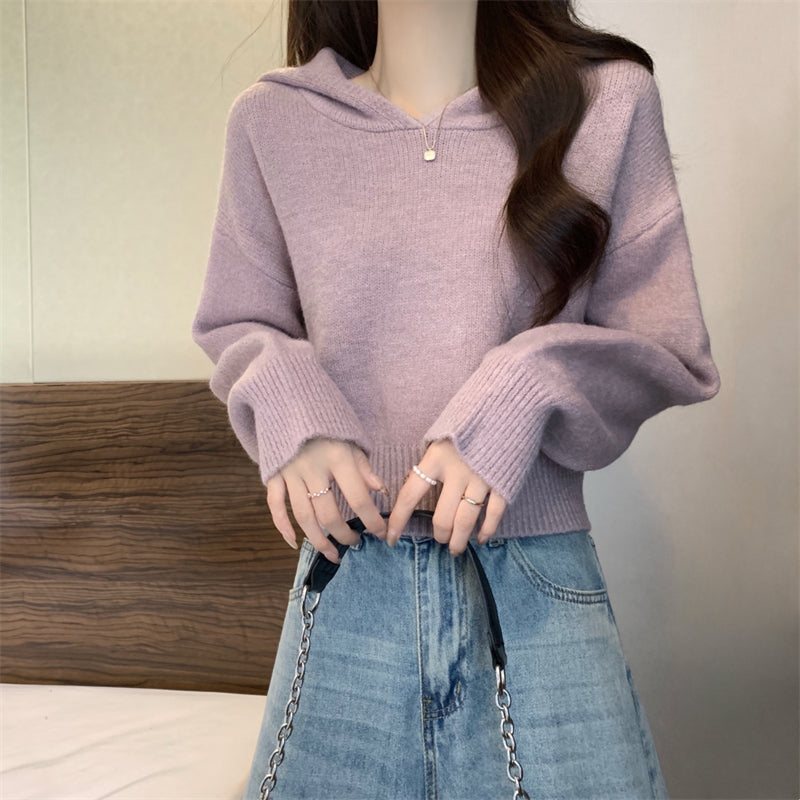 Dame Stilfuld Hoodie med Casual Fit og Struktureret Materiale Stilla